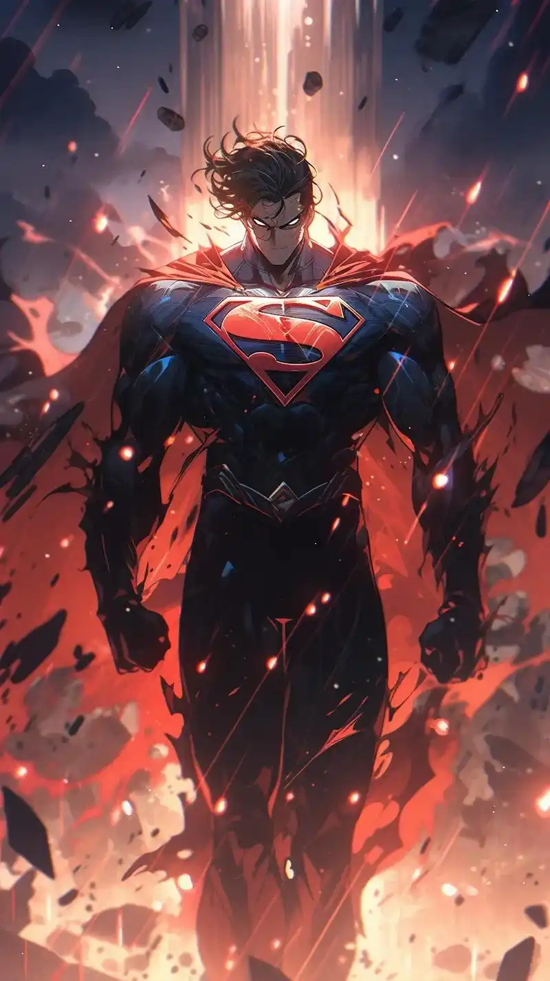 aigc|超人|8k壁纸.#dc #超人 #midjourn - 抖音