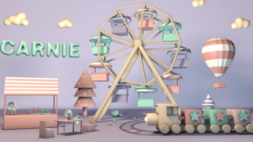 c4d游乐园|三维|场景|king971113 - 原创作品 - 站酷 (zcool)