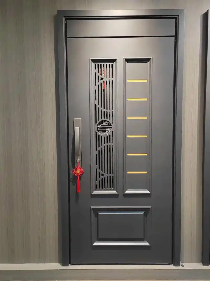 推拉式门中门,带通风窗 .#防盗门 #入户门 #装修 新品首 - 抖音