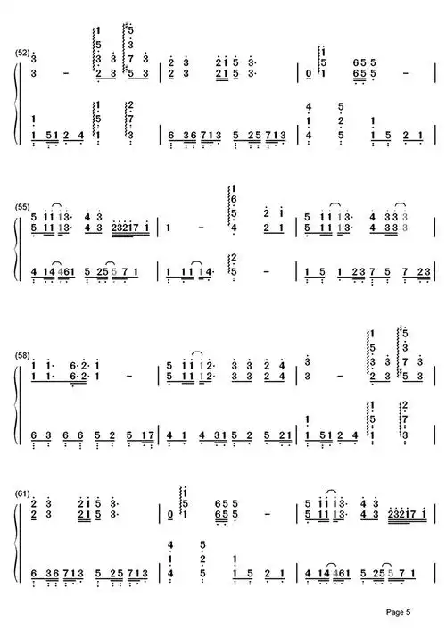 平凡的一天简谱