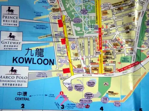 尖沙咀地图