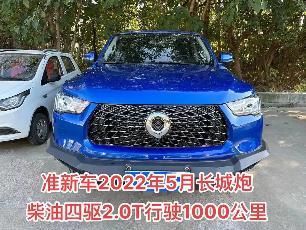 新到:2022年5月长城炮皮卡,自动挡柴油四驱国6排 - 抖音