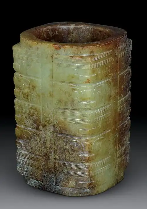 0740良渚青玉琮