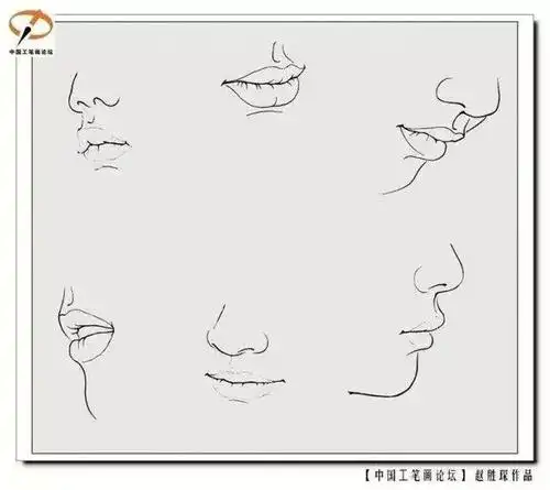 工笔人物的画法,现代工笔人物肤色脸部眼睛嘴唇的染法步骤_手机搜狐网