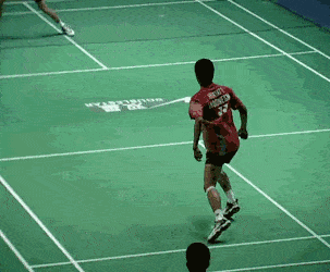 一看就会系列羽毛球反手发力技gif巧动图演示