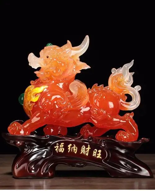 貔貅摆件皮丘一对家居客厅玄关办公室老板桌装饰店铺开业礼品中号财旺