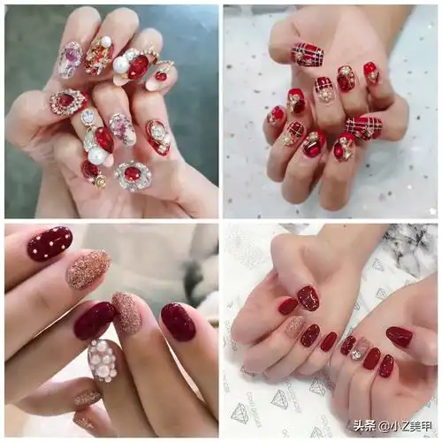 40多款新娘美甲,适用于中西式的各种婚礼