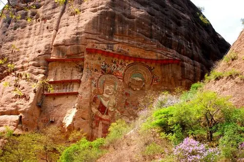 甘肃武山水帘洞风光图片