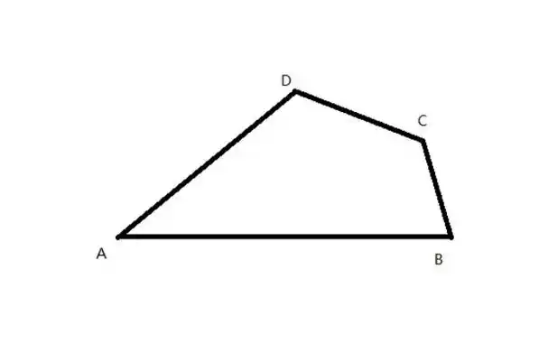 是凸四边形中最大的子集,包含了所有的凸四边形,一般会用不规则四边形
