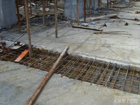 建筑工程中的"后浇带"的定义