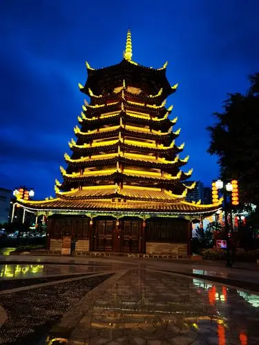 壮族特色的塔楼