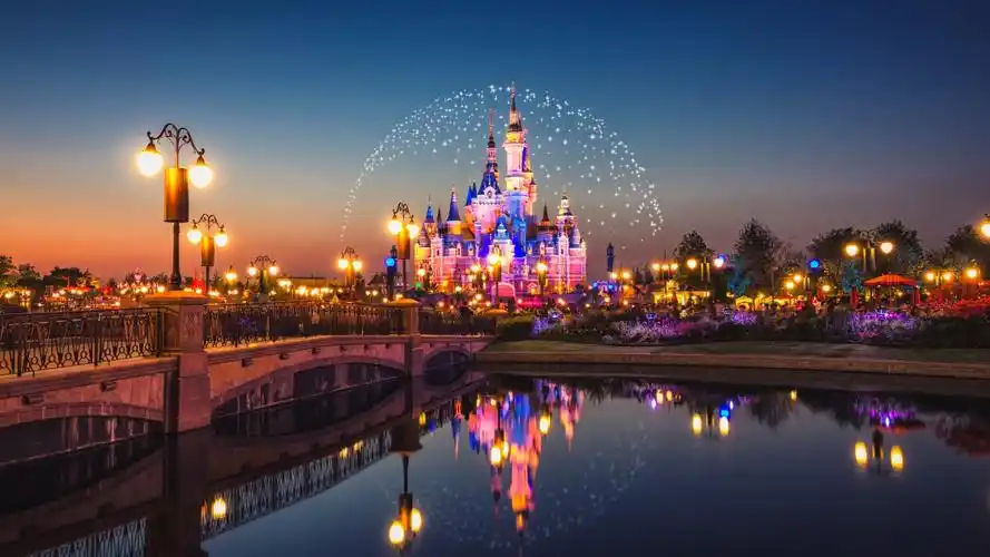 迪士尼夜景4k图片,4k高清风景图片,娟娟壁纸