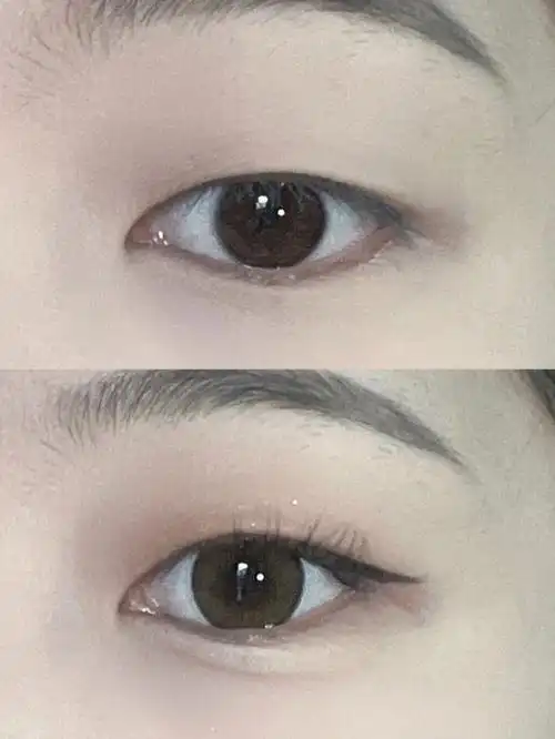 单眼皮新手眼妆78数据推给喜欢狗狗眼的女生