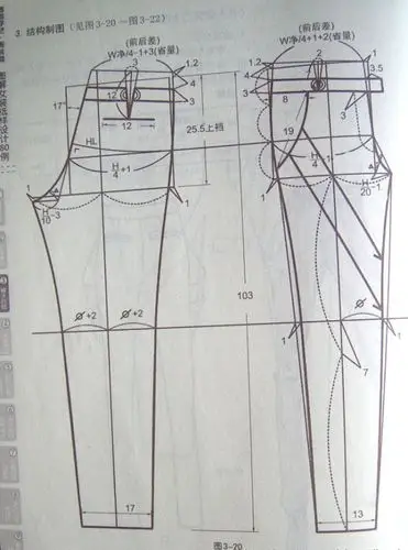 图解两款哈伦裤的做法