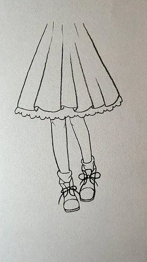 简笔画#腿的画法