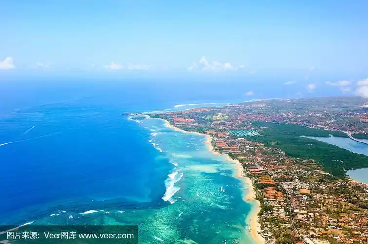 印尼巴厘岛鸟瞰图