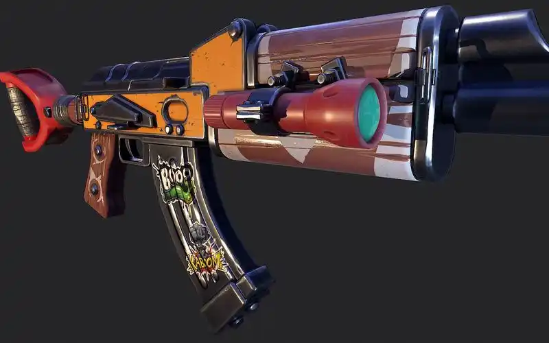 次世代武器建模,硬表面枪械模型布线技巧,武器3d建模