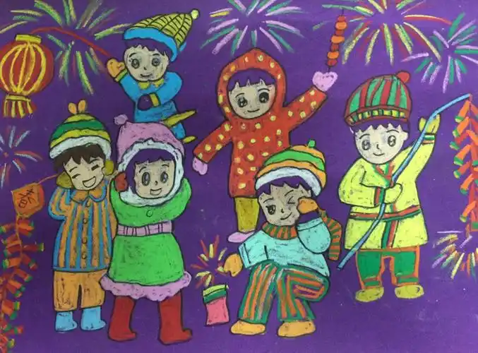 三(11)班   董兆麟  《欢欢喜喜闹新年》