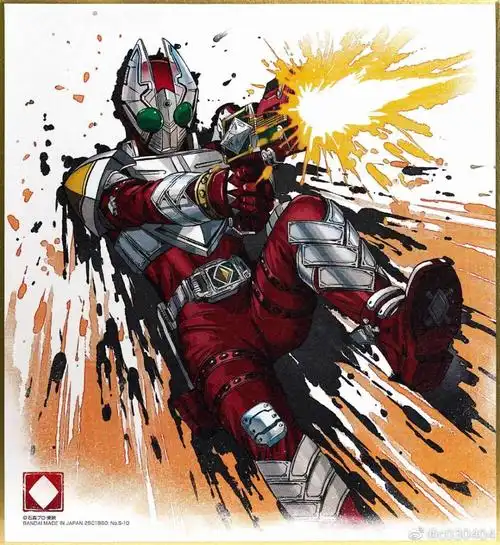 假面骑士水墨画风