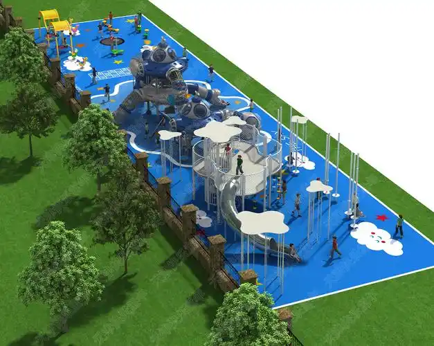 户外无动力乐园_天津快乐童年游乐设备有限公司_游乐设备厂家推荐