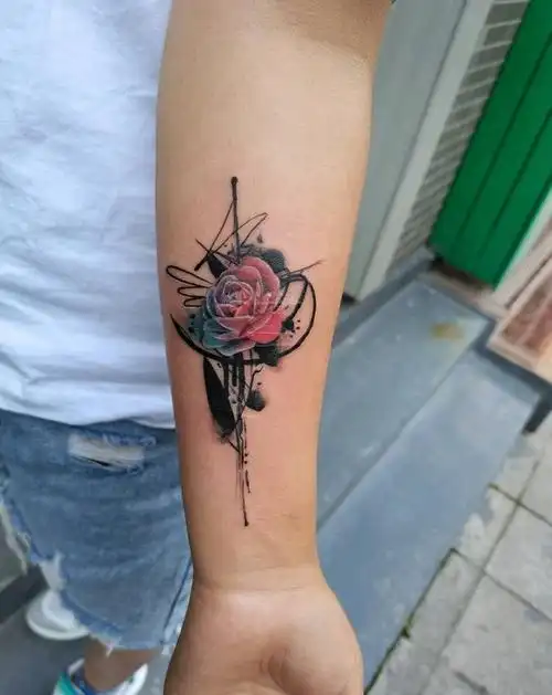 遮盖疤痕纹身图片手臂纹身图案