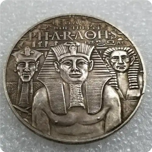 复制工艺品仿古工艺品埃及法老流浪币黄铜材质h4506-阿里巴巴