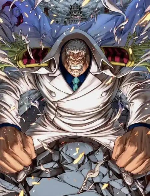 海贼王1080|卡普一拳霸缠一座岛,实力超四皇,不愧罗杰宿敌_腾讯新闻