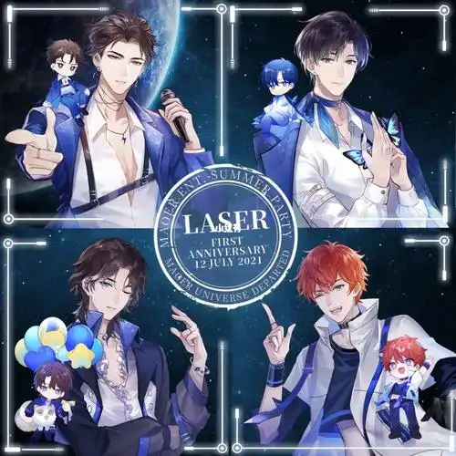 【laser出道日】特别单曲《你还追着光吗》虚拟偶像团综 | laser男团