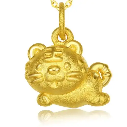 秋季流行元素金属是否跨境出口专供货源否颜色xl196乖乖虎(单只吊坠)