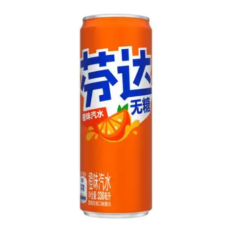 可口可乐(coca-cola)饮料 fanta 芬达 零卡 汽水 橙味 330ml*24听多少