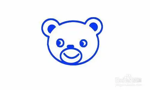 熊爸爸卡通头饰简笔画