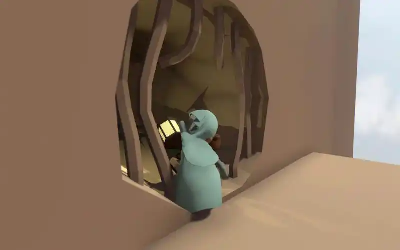 《人类一败涂地》人物走起路来一扭一扭特别可爱风景也超美还有隐藏