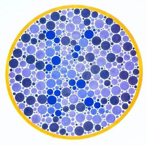 色盲测试:若能同时看出2个数字,说明视力正常!大人小孩可自测