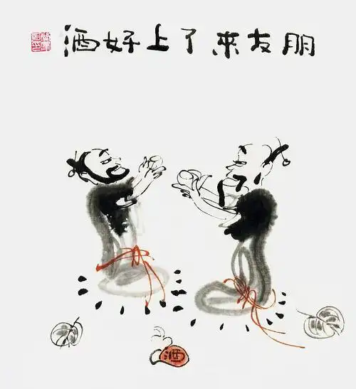 纯手绘国画小品