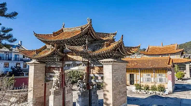 占地面积2万多平方米位于澄江市凤麓古城中心澄江文庙进行有效的保护