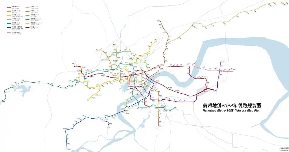 杭州地铁线路图 运营时间票价站点 查询下载 杭州地铁线路图 杭州地铁