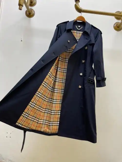 白领女神必备巴宝莉burberry长款风衣