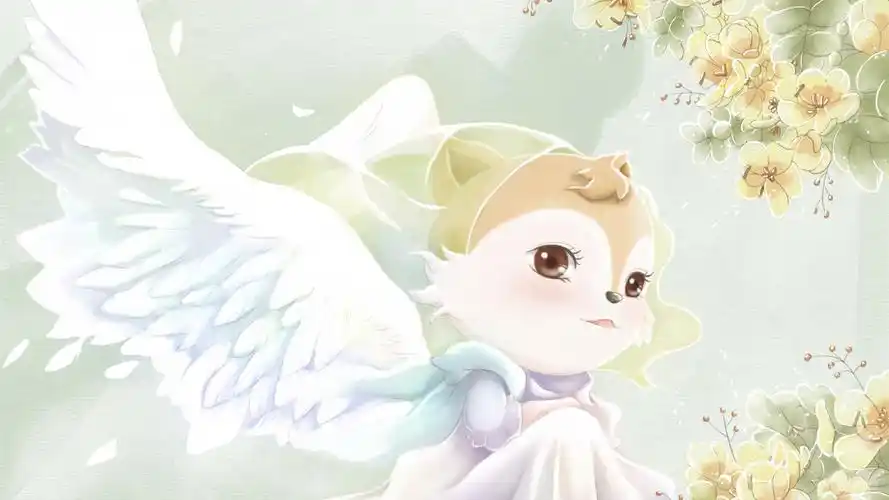 三只松鼠可爱卡通背景图片桌面壁纸高清大图预览1600x900_卡通动漫下