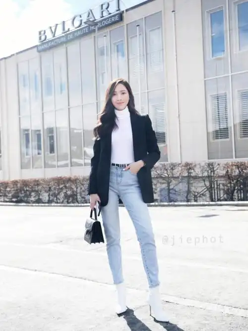 白色短靴搭配参考