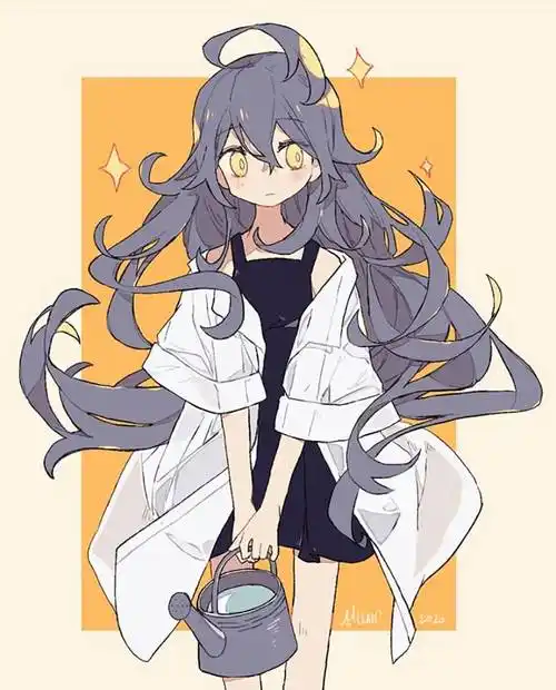 清新治愈的q版女孩子插画,融合了日常与幻想等元素_melan_作品_人物