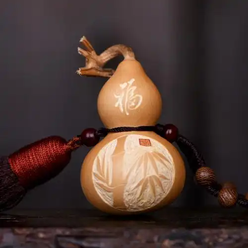 饰品天然工艺品雕刻葫芦喜庆国风挂件