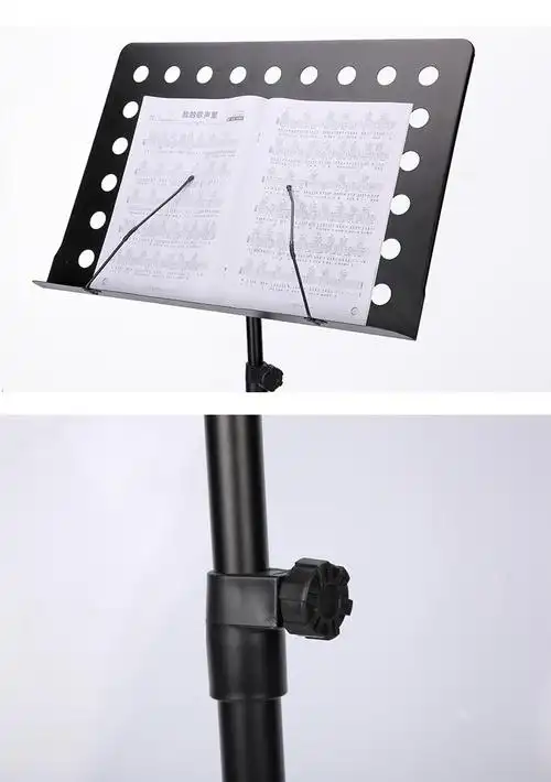 中谱架乐谱架加粗加厚可折叠曲谱架乐器通用支架谱台放谱琴架歌谱