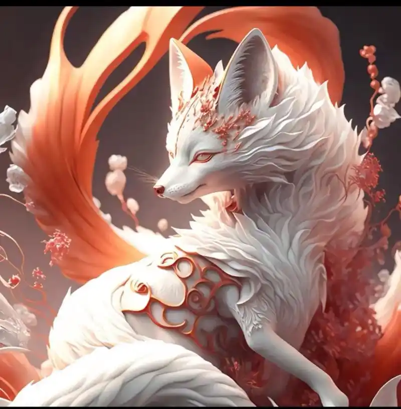 九尾狐头像     喜欢的话多多点赞 - 抖音