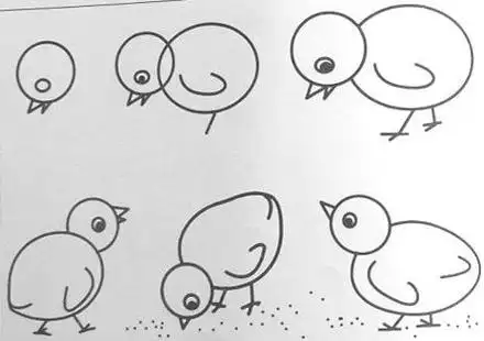 老母鸡简笔画老母鸡简笔画图片大全可爱
