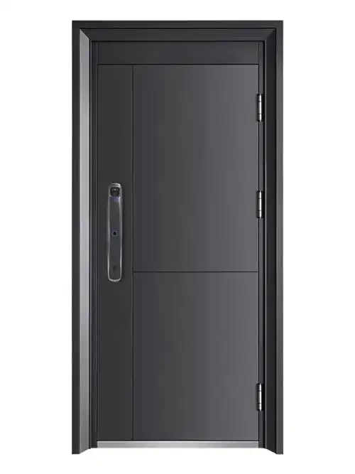 灰色极简风入户门