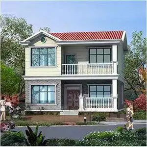 b293新农村二层楼小户型别墅设计图纸乡村自建简单欧式房经济型全