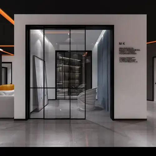 「易恒设计」金帝格移门展厅,一种时尚自然由心而生