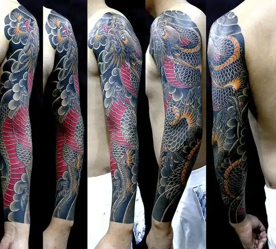 彫安刺青·花臂·半胛