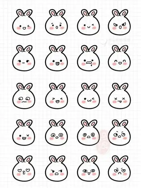 100种可爱简笔画简单100个萌萌哒的简笔画