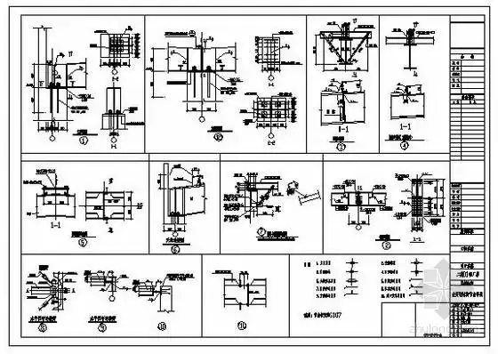 某厂房屋面钢结构节点详图-钢结构节点详图-筑龙结构设计论坛